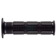 PAIR OF GRIPS KAWASAKI IN SUPERSOFT OPEN - LENGHT 120 MM - BLACK-ARIETE-1