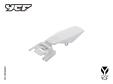 YCF Rear fender 2016 WHITE with YC110-1404-01 2EA-YCF GENUINE PARTS-1