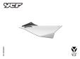 YCF right side plastic assy 2025 WHITE-YCF GENUINE PARTS-1