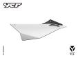 YCF left side plastic assy 2025 WHITE-YCF GENUINE PARTS-1