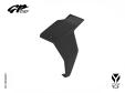 Minigp left side fairing ABS Black mat-YCF GENUINE PARTS-1