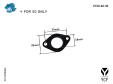carburettor isolating  gasket d15-YCF GENUINE PARTS-2