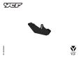 YCF chain guide assy for Steel - Alum (420 - 460 mm) High class range PILOT Black-YCF GENUINE PARTS-1