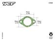 carburettor paper gasket d28mm-YCF GENUINE PARTS-1