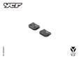 Front Brake pads 2014-YCF GENUINE PARTS-1