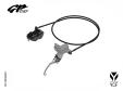 MINI GP Radial Front brake assy 2 pumps L=775mm 2014 Black-YCF GENUINE PARTS-1
