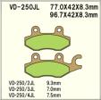 BRAKE PAD-VESRAH-1