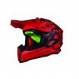 Mt Helmets Falcon Karson F1 Matt Red Cross -MT HELMETS-4